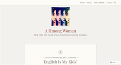 Desktop Screenshot of ahmongwoman.com