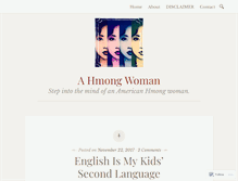 Tablet Screenshot of ahmongwoman.com